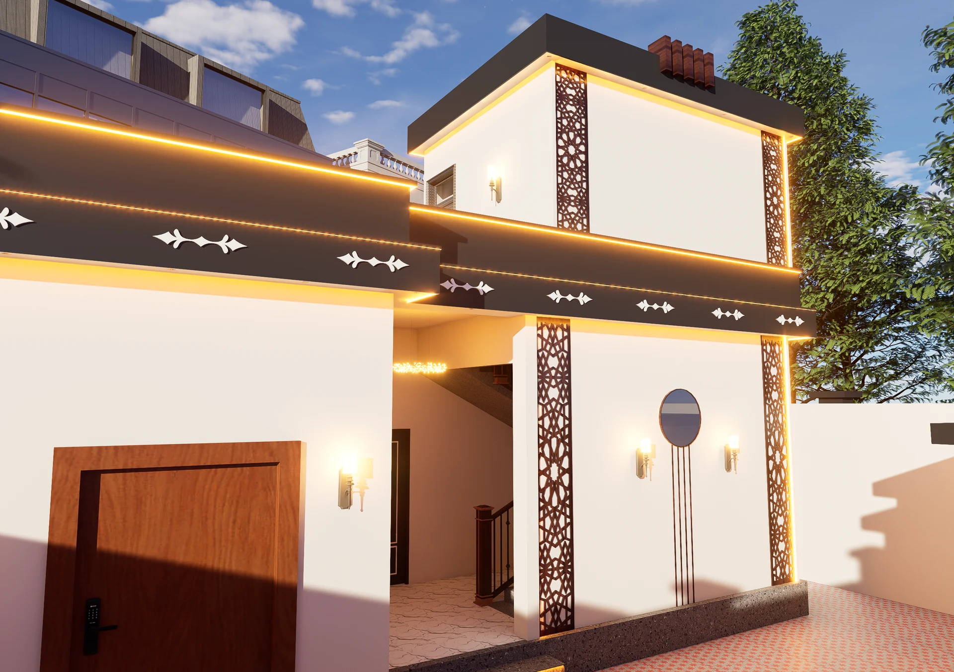 Contemporary residential project view 3